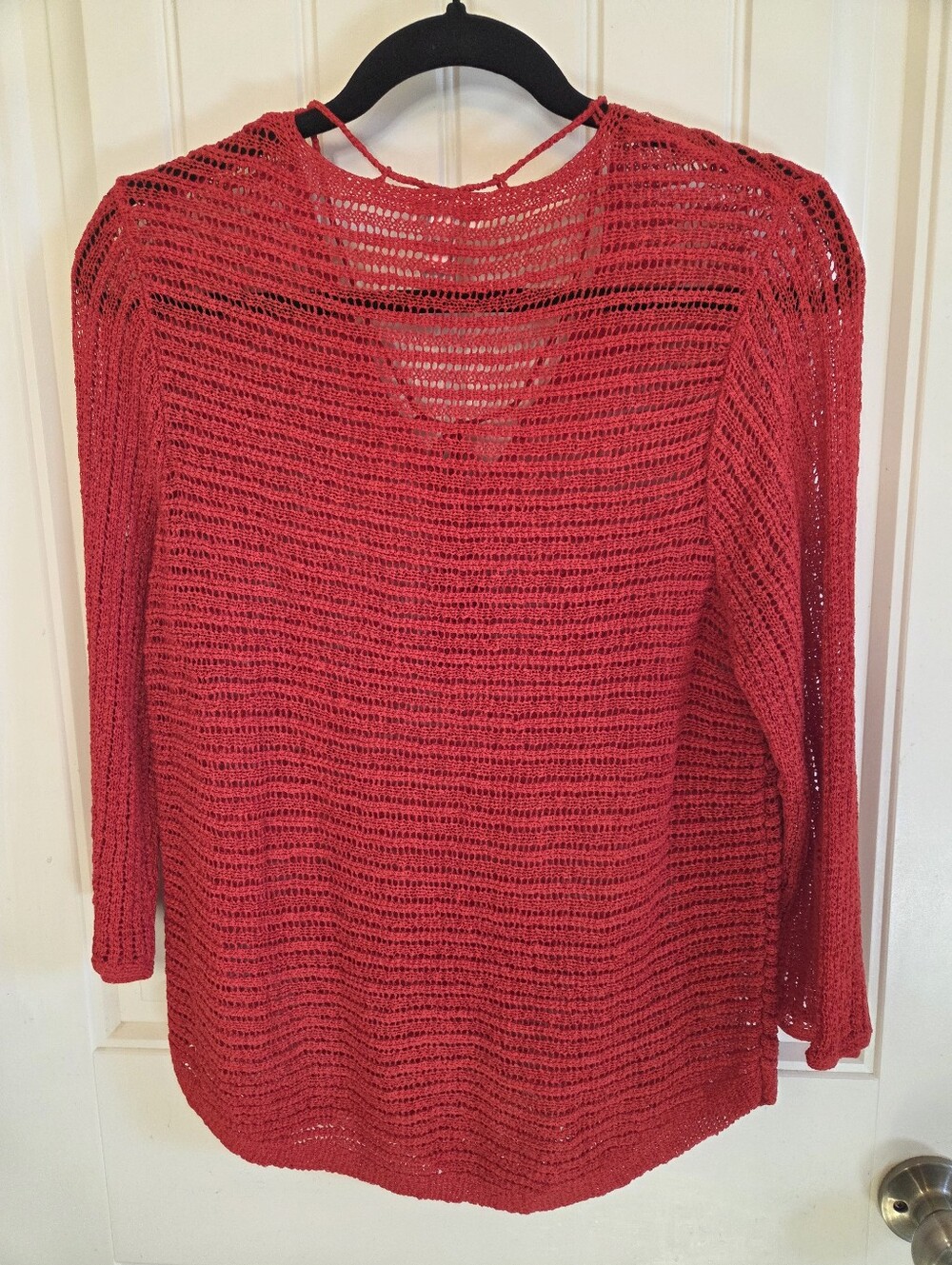 Knit beach coverup top - Picture 2 of 6